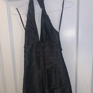 BCBG black Bondage dress
